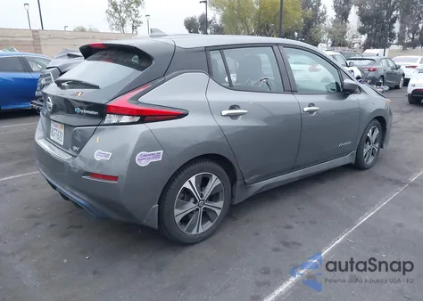 2018 Nissan Leaf Sv z USA, uszkodzony, nr VIN 1N4AZ1CP0JC308655